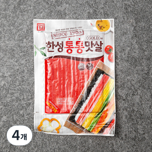 한성기업 한성 통통맛살 골드, 236g, 4개