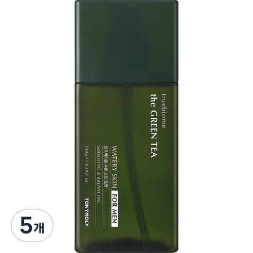 토니모리 더 그린티 트루바이옴 수분 스킨 포맨, 130ml, 5개