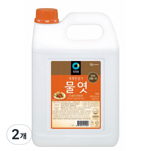 청정원 물엿, 5kg, 2개