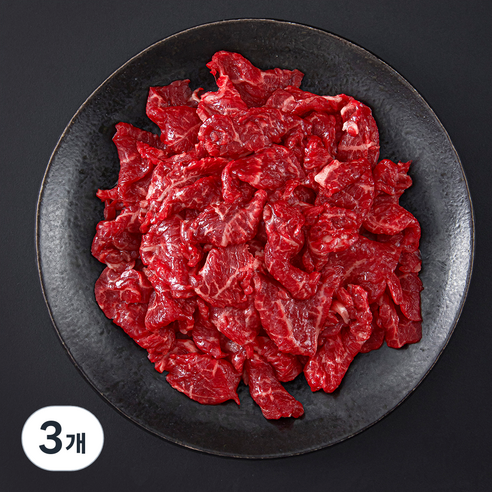 참연한우 어린암소 불고기 1등급 불고기용 (냉장), 300g, 3개
