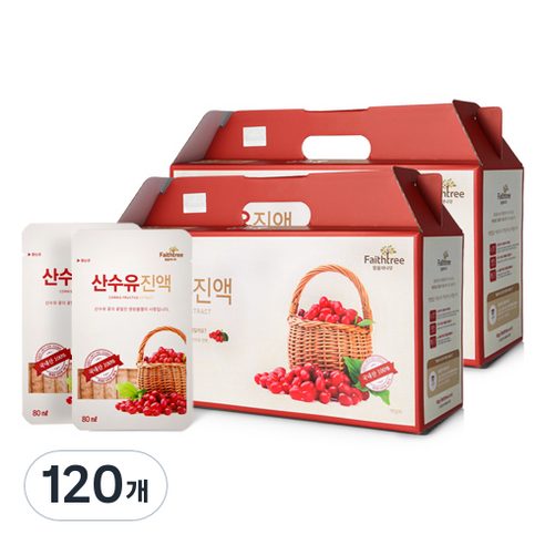 양지홍삼 산수유진액, 80ml, 120개