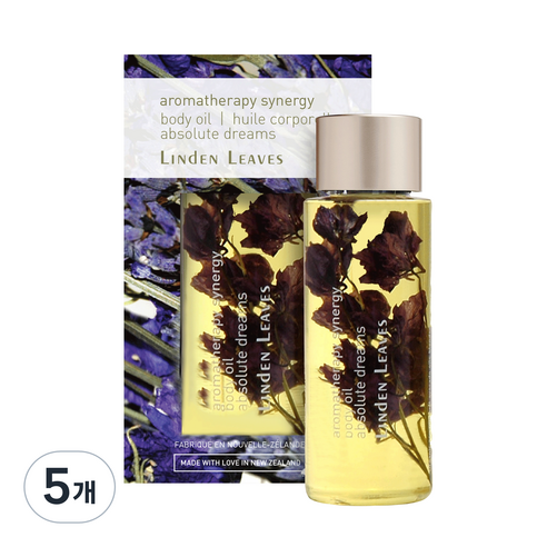 린든리브즈 아로마테라피 시너지 바디오일 앱솔루트 드림즈, 60ml, 5개