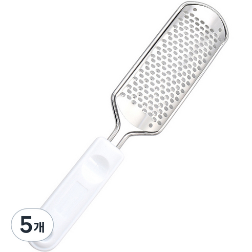정월나나 발뒤꿈치 각질 제거기 화이트, 1개입, 5개