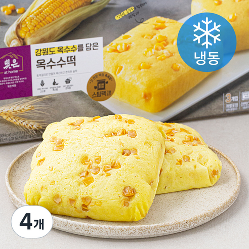 빚은 옥수수 술떡 (냉동), 160g, 3개입, 4박스
