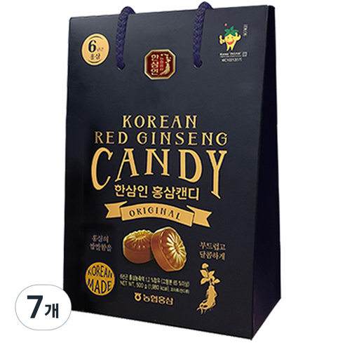 한삼인 홍삼캔디, 500g, 7개