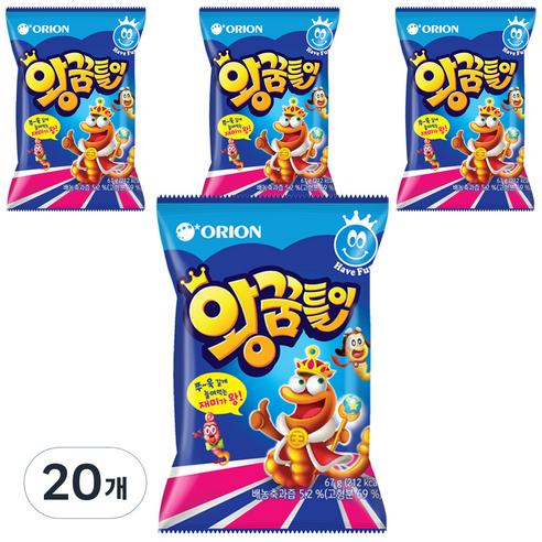 오리온 왕꿈틀이, 67g, 20개