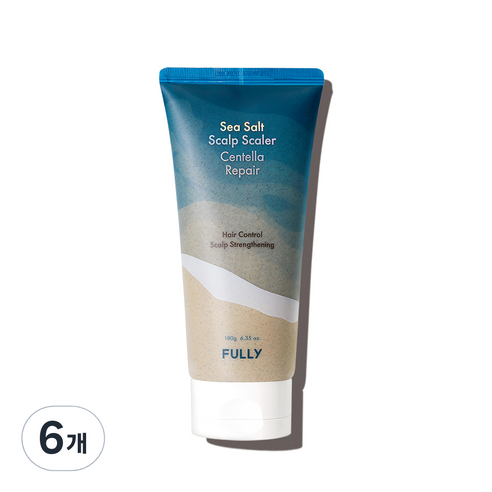 풀리 씨솔트 두피 스케일러 센텔라 리페어, 6개, 180g