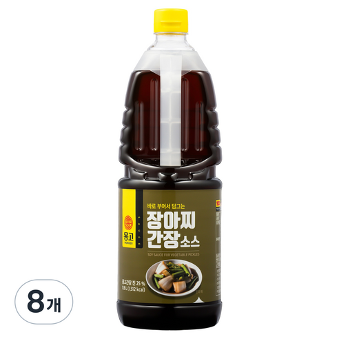 몽고식품 장아찌 간장소스, 1.8L, 8개