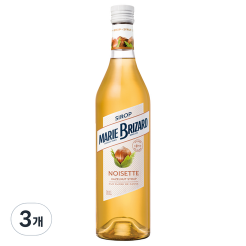마리브리자드 헤이즐넛 시럽, 700ml, 3개