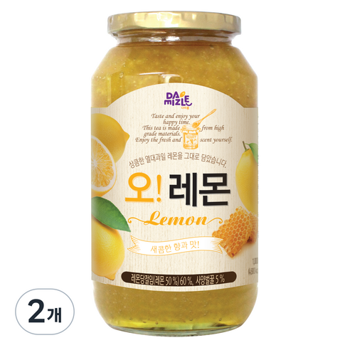 다미즐 오 레몬차, 1kg, 1개입, 2개