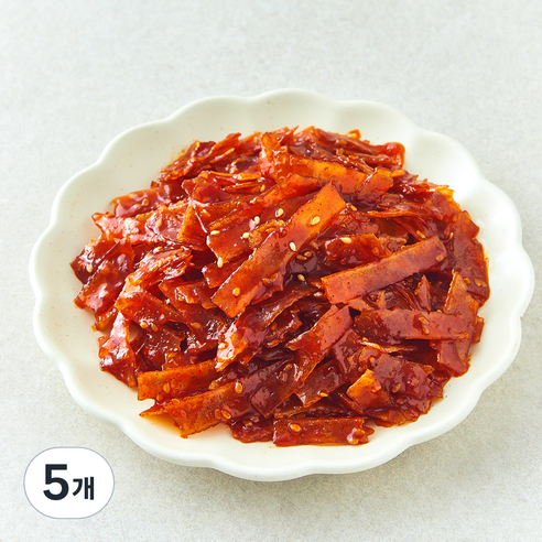식도감 고추장 명엽채 볶음, 150g, 5개