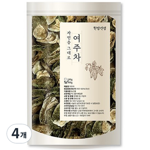 한방선생 국산 건 여주차, 300g, 4개