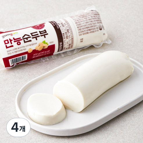 곰곰 만능 순두부, 400g, 4개