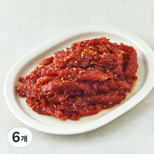 식도감 고추장 황태채 볶음, 100g, 6개