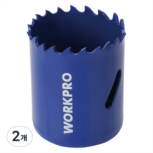 워크프로 바이메탈홀소 롱홀소 41mm WP403028, 2개