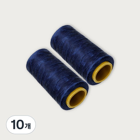 가죽공예 왁스실 초사용 1mm x 220m, 다크블루, 10개