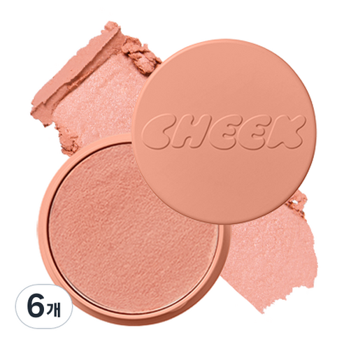 토니모리 치크톤 젤리 블러셔 3.5g, 6개, 04 퍼지피치