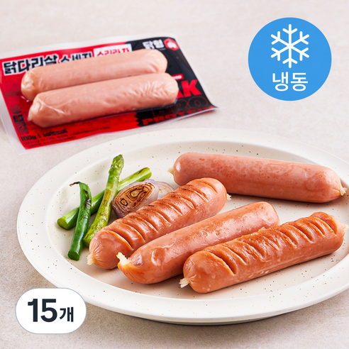 닭형 닭다리살 소시지 스리라차맛 (냉동), 100g, 15개