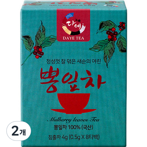 다예 뽕잎차 8p, 4g, 2개