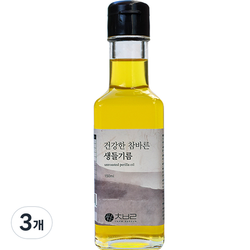 향유 건강한 참바른 생들기름, 150ml, 3개