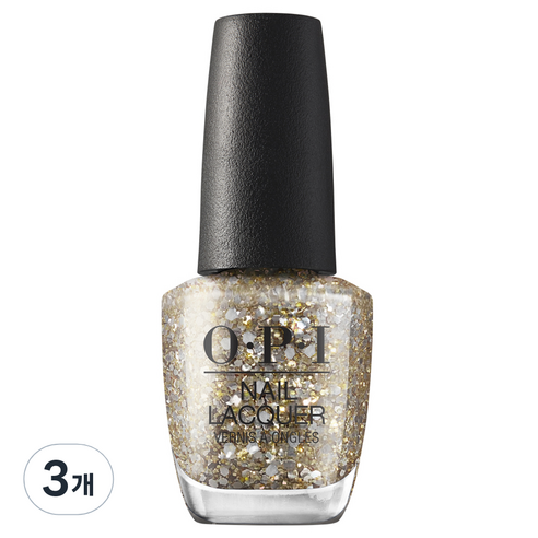 오피아이 네일락커 매니큐어 HRP13, Pop the Baubles, 3개, 15ml