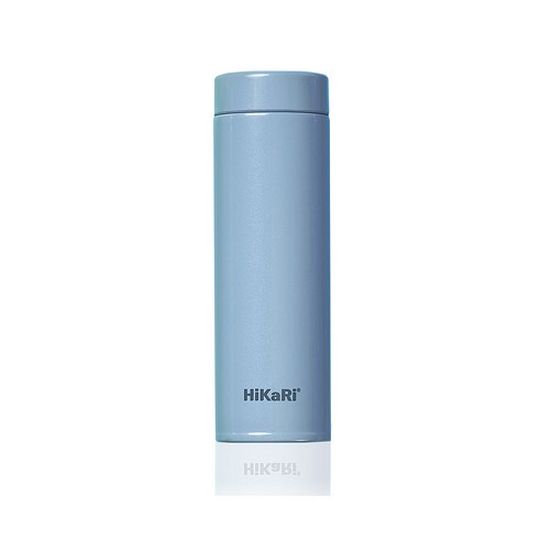 HiKaRi 레인보우 미니 보온보냉 스텐 텀블러, 베이비블루, 300ml, 1개