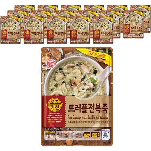 오뚜기 트러플 전복죽, 450g, 18개