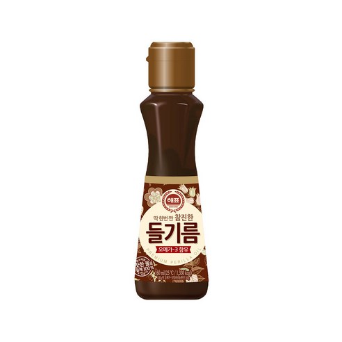 해표 참진한 들기름, 160ml, 1개