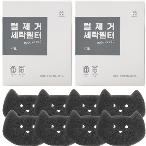 마더스펫 털제거 세탁필터, 2개