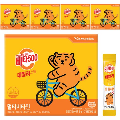 광동 비타500 데일리 스틱, 140g, 5개