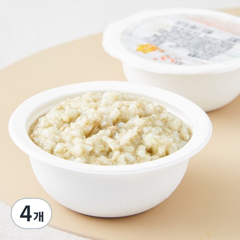 짱죽 중기 9개월부터 이유식 한우파래죽, 200g, 4개, 혼합맛(한우/파래)