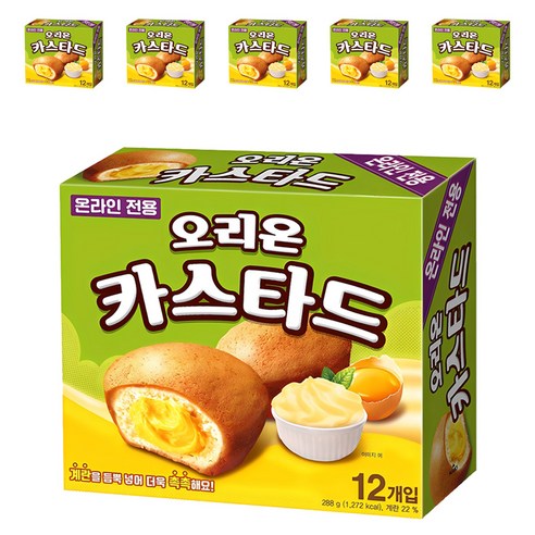 오리온 카스타드, 288g, 6개