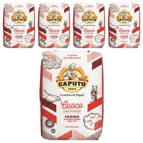 카푸토1924 쿠오코 Tipo 00 밀가루, 1kg, 5개