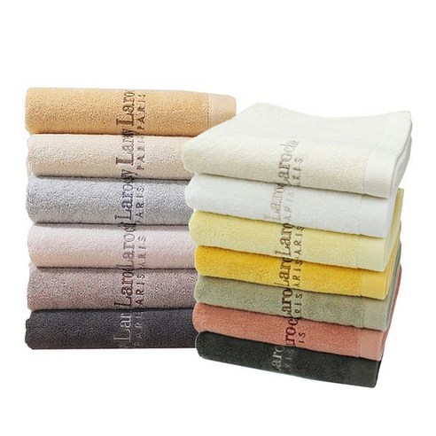 기라로쉬 야누스타올 160g 30수 면사, 초록, 2개