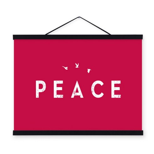 인테리어포스터10 peace, 레드