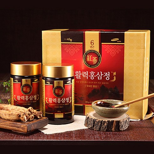 활력홍삼정, 250g, 2개입