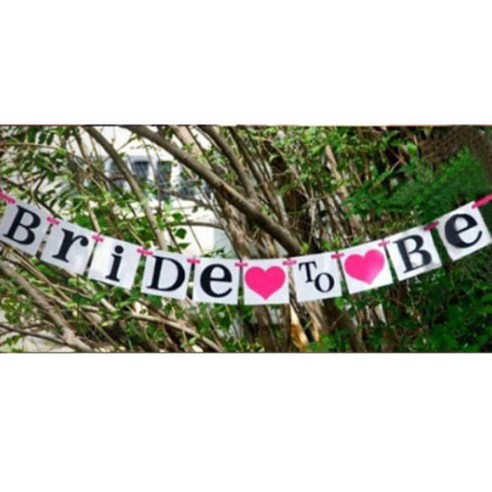 라이프스푼 패브릭 가랜드 2, BRIDE TO BE 1, 1개