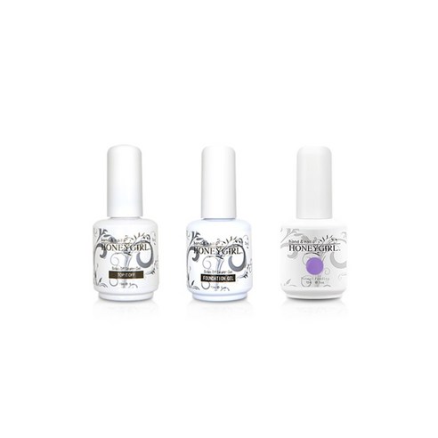 허니걸 트리플젤네일세트, 모노라벤더캔디, 15ml