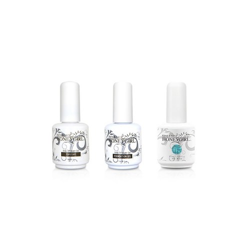 허니걸 트리플젤네일세트, 펄에메랄드, 15ml