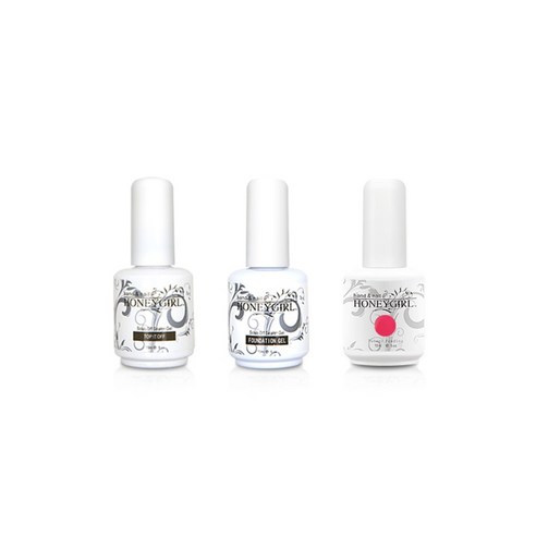 허니걸 트리플젤네일세트, 보연시러브로맨스, 15ml