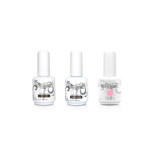 허니걸 트리플젤네일세트, 보연시큐티버블, 15ml