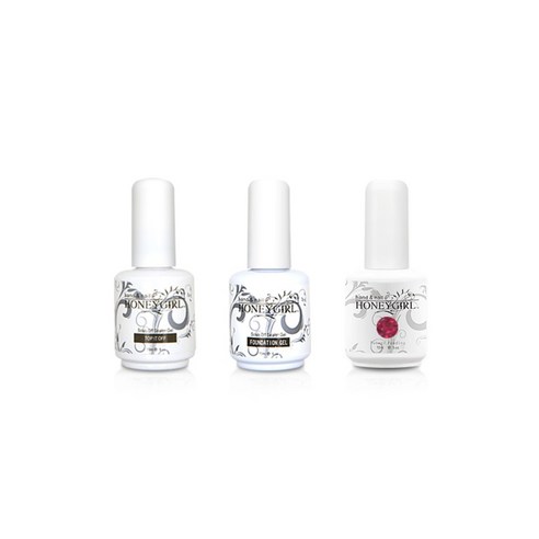 허니걸 트리플젤네일세트, 펄체리샤워, 15ml