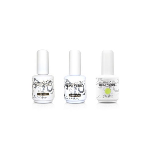 허니걸 트리플젤네일세트, 모노리시안셔스, 15ml