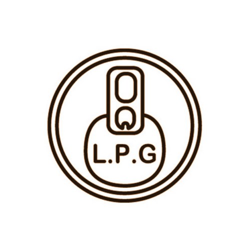 디자인수풀 자동차스티커 캔_LPG SP-G543, 초코브라운