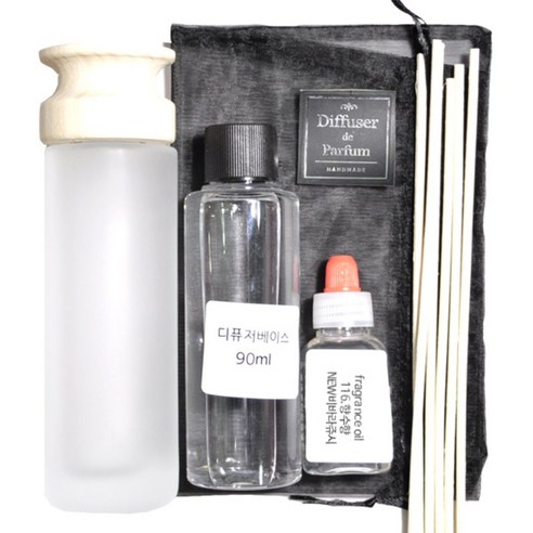 디퓨저KIT불투명우드캡, 향수향-NEW비바라쥬시, 120ml