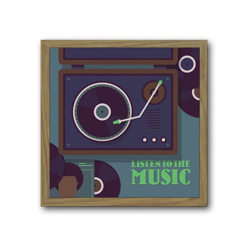 빈티지큐브액자 미디어시리즈, 012(브라운)
