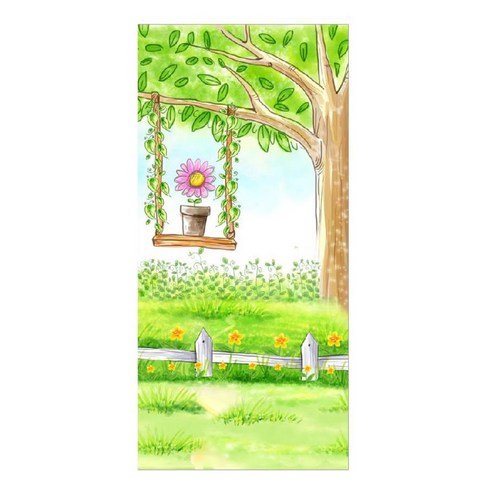 프렌체 포인트도어_2, 그네타는화분 (코팅)
