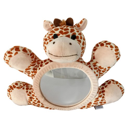 해피월드 카시트 기린 후방거울, 브라운