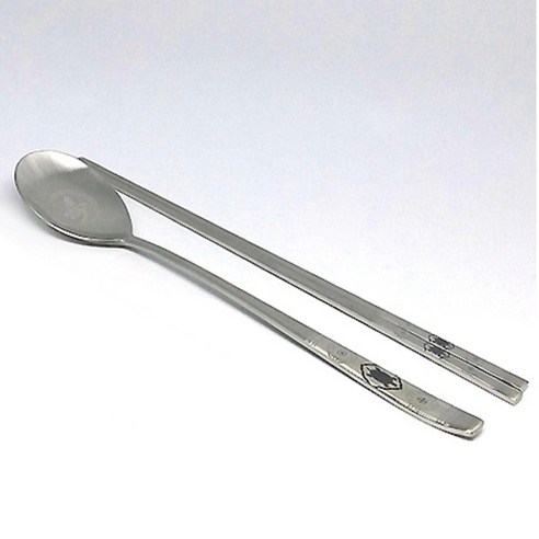테이블아트 거북이 청색 수저 10인세트, 20p (숟가락 10p, 젓가락 10p), 1세트