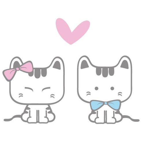 데코사랑 그래픽스티커, 냥이 B